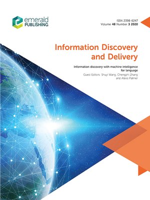 cover image of Information Discovery and Delivery, Volume 48, Number 3